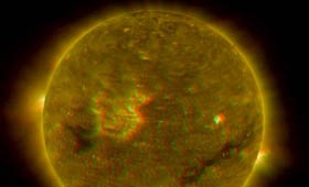 3D Image of the Sun